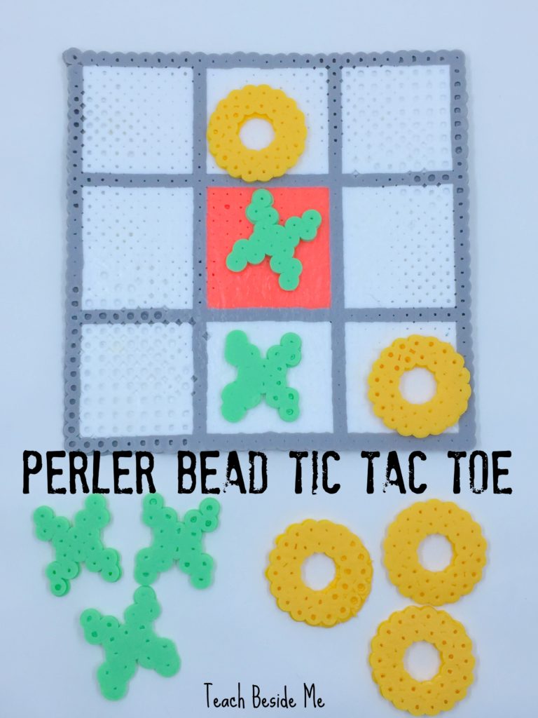 Perler Bead Tic Tac Toe - Teach Beside Me